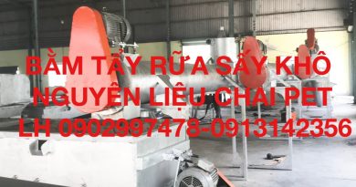 Máy sấy khô nhựa phế liệu