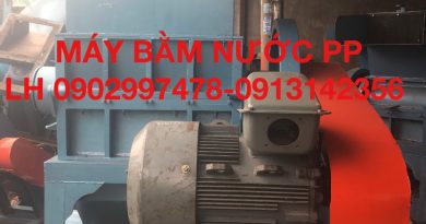 máy băm nhựa tái chế