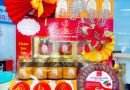 giỏ quà tết màu vàng