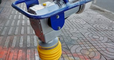 Máy đầm cóc chạy điện