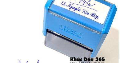 Khắc dấu phường An Đông