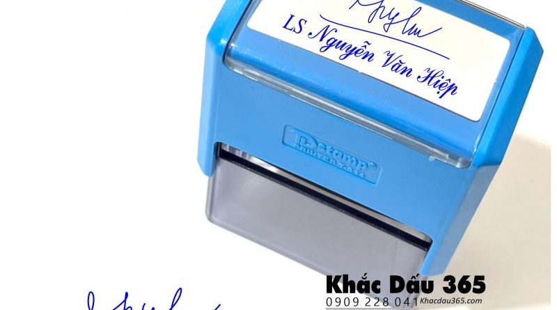 Khắc dấu phường An Đông