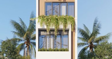 thiết kế nhà 4x13m có thang máy