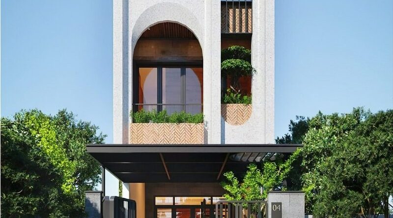 thiết kế nhà phố 5x20 hiện đại