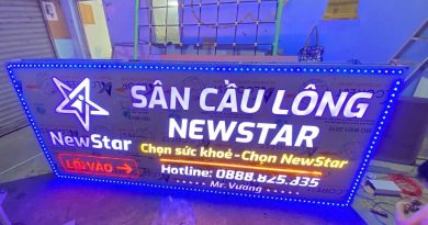 Tham khảo bảng giá làm bảng hiệu hộp đèn Tp HCM