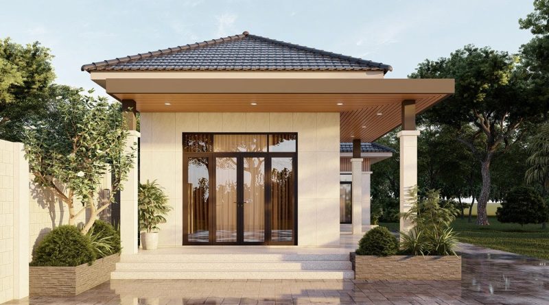 mẫu nhà cấp 4 đẹp chi phí thấp