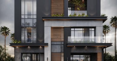 nhà biệt thự 3 tầng phong cách hiện đại