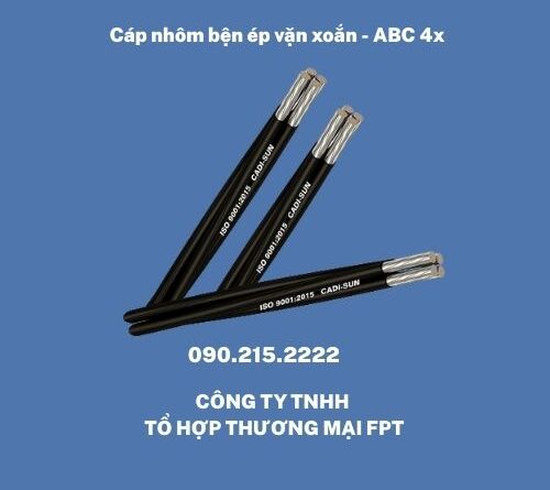 cáp nhôm vặn xoắn cadisun Hà Nội