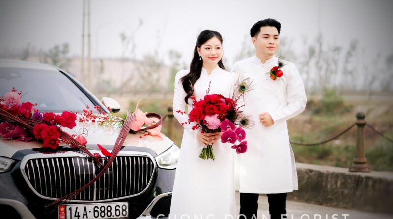 dịch vụ trang trí xe hoa cưới tphcm