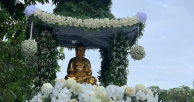 trang trí xe hoa lễ phật đản